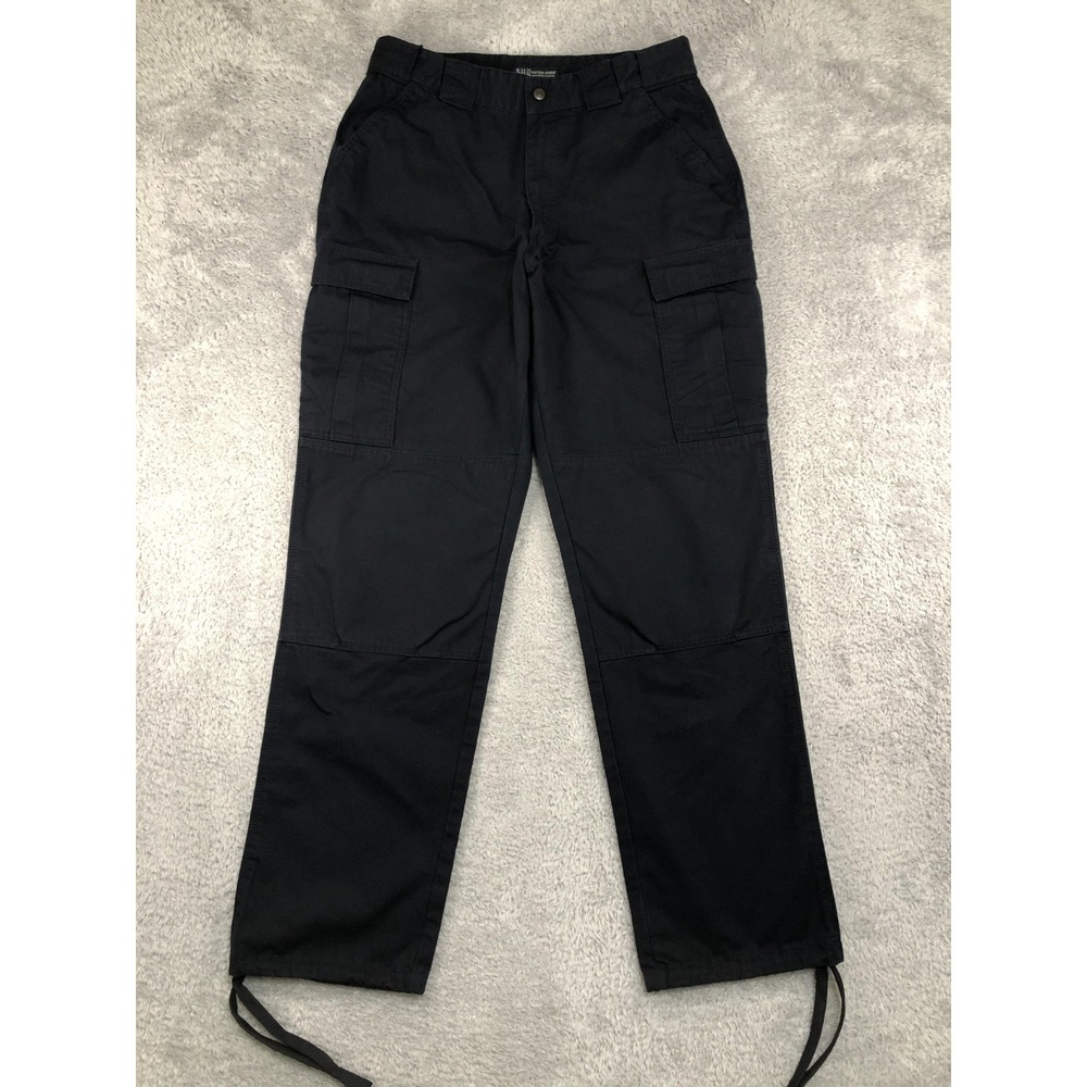 5.11 Tactical Pants Men's (35.5-39)x33 Navy Blue TDU Cargo Padded Knee Relaxed